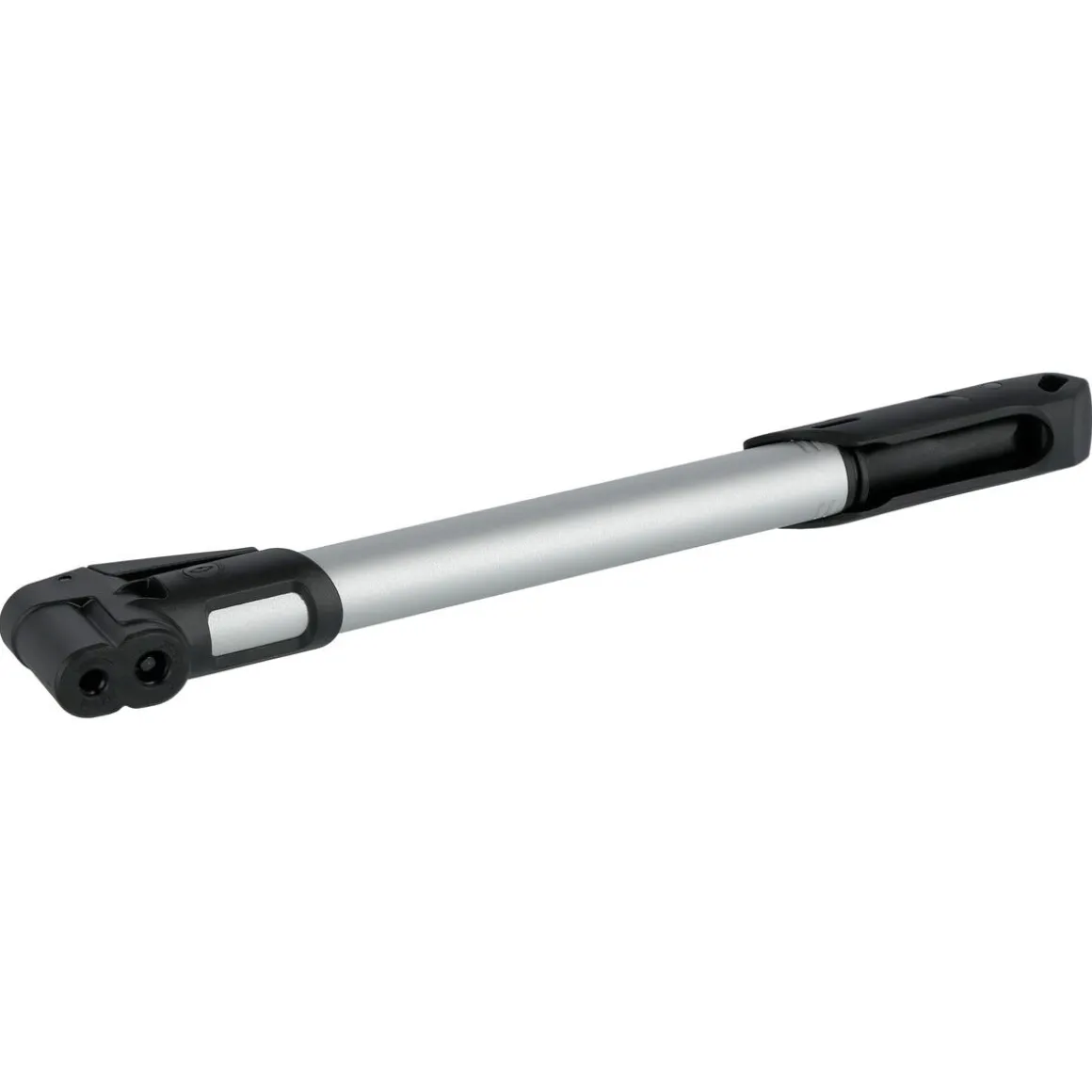 Sykkelpumpe liten, doble munnstykker, 8 bar