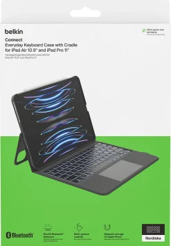 Tastaturfutteral for iPad Air 10,9 og Pro 11 tommer