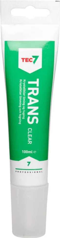 Tec7 fugemassetube for utendørs og innendørs bruk, 100 ml