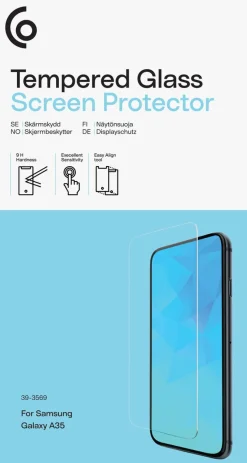 Tempered Glass skjermbeskytter til Samsung Galaxy A35