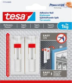 Tesa limspiker, hvite