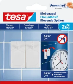 Tesa limspiker, 2-pack