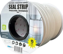 Tetningslist Omega-profil hvit, 1–7 mm, Stokvis Tapes