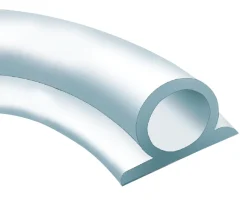 Tetningslist Omega-profil hvit, 1–7 mm, Stokvis Tapes