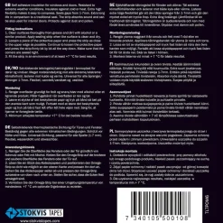 Tetningslist Omega-profil hvit, 1–7 mm, Stokvis Tapes