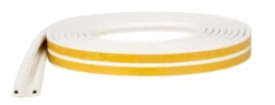 Tetningslist, P-profil hvit, 3–5 mm