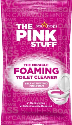 The Pink Stuff Miracle Foaming Toilet Cleaner, 3-pakning