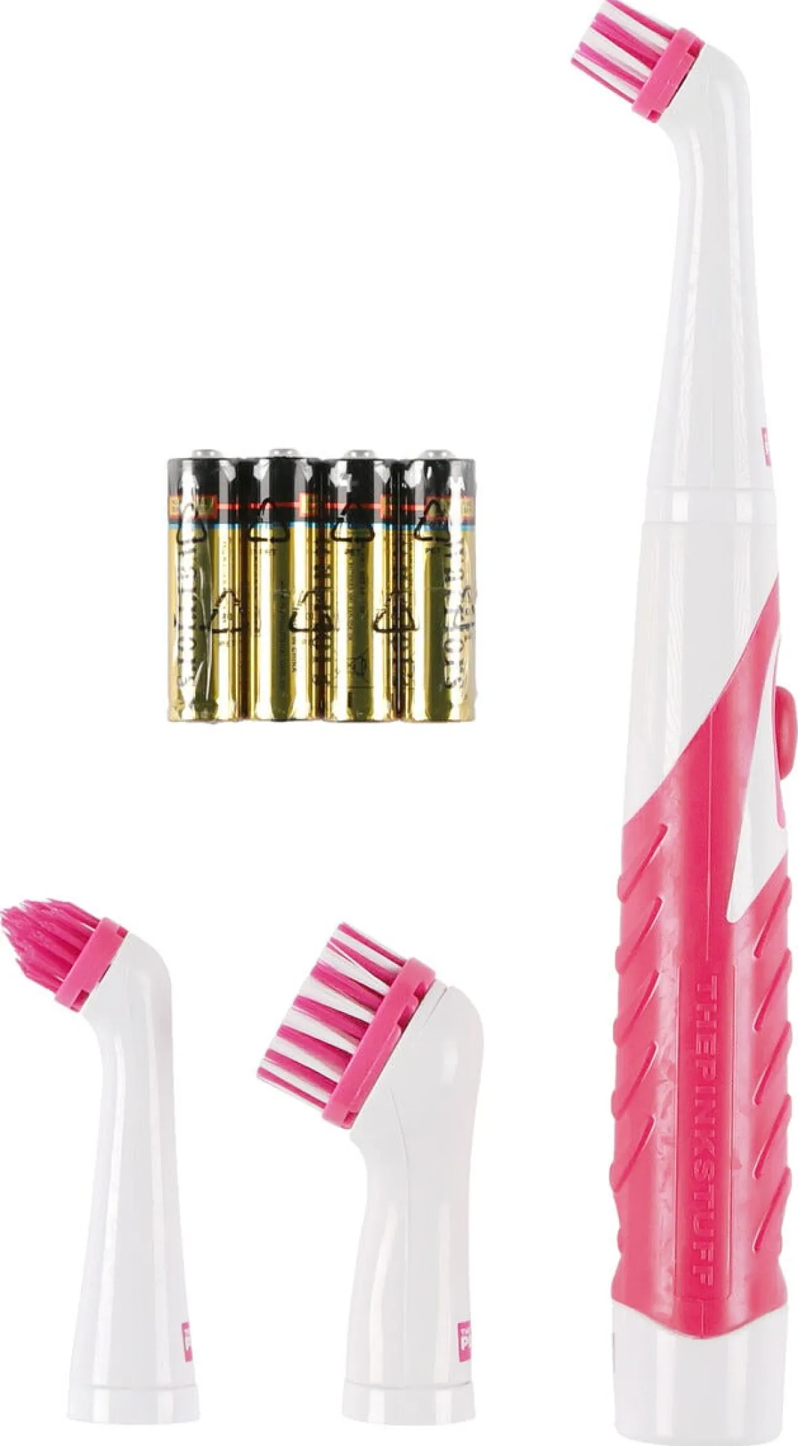 The Pink Stuff Miracle Scrubber Kit børste, batteridrevet