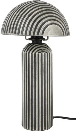 Tilde bordlampe stripet keramikk, 32 cm, Northlight