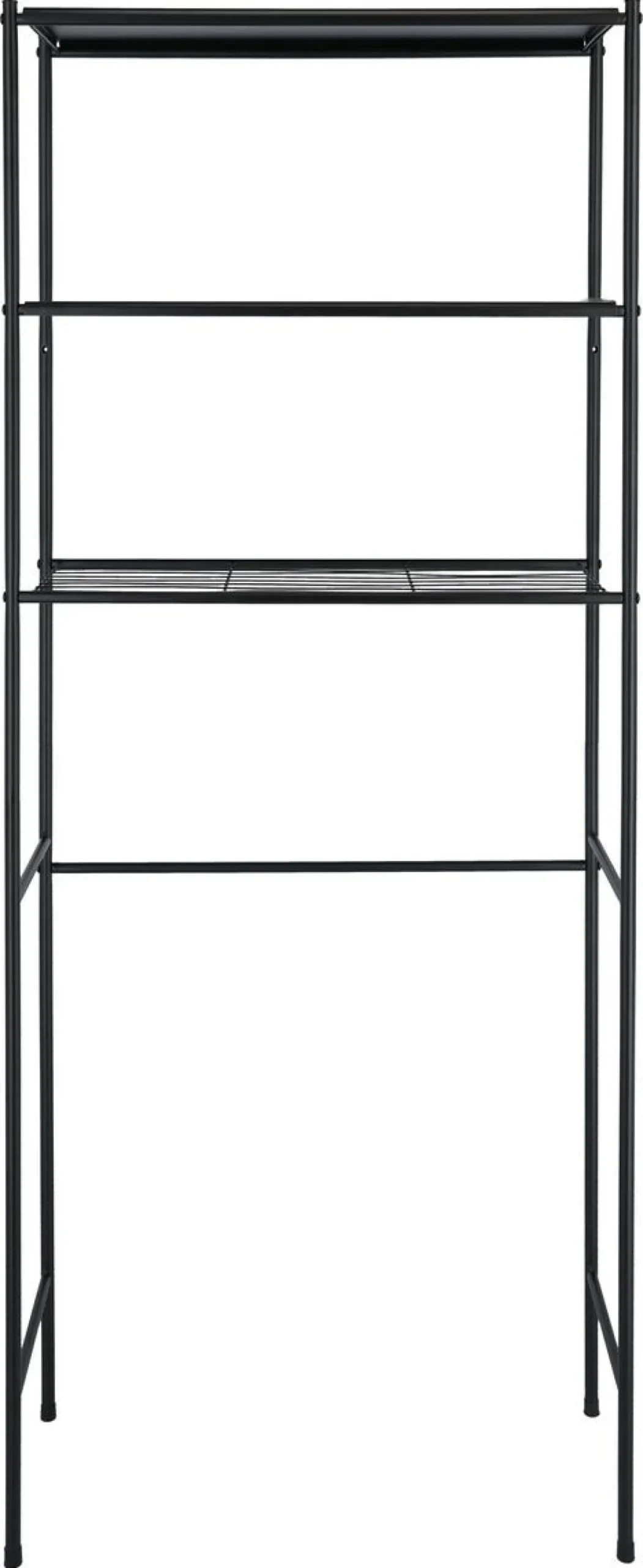 Toaletthylle svart, 65,5 x 24 x 163 cm