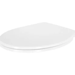 Toalettsete soft close, hvit, duroplast