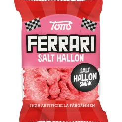 Toms Ferrari vingummi bringebærsmak små biler