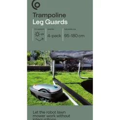 Trampolinebeskytter for robotgressklipper, 4-pakning