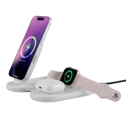 Trådløs lader 3-i-1 Qi2 magnetisk