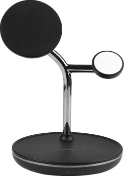Trådløs Qi2-lader 3-i-1 for iPhone, magnetisk, 15 W