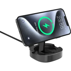 Trådløs Qi2-lader sammenleggbar, 15 W