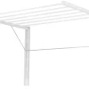 Tørkestativ for vegg, nedfellbart, 4,5 m