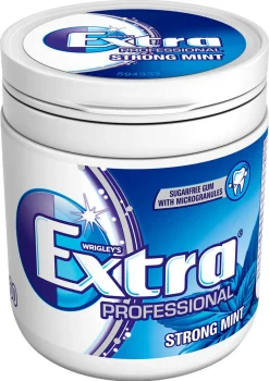 Tyggegummi Extra Pro Strongmint på boks, 84 g