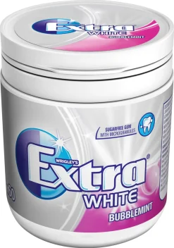 Tyggegummi Extra White Bubblemint på boks, 84 g
