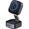 Ugreen 2-i-1 Qi2 trådløs lader, sammenleggbar, 15 W
