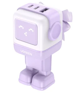 Ugreen Nexode Robot 65 W GaN med 2 stk. USB-C, 1 stk. USB-A