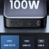 Ugreen Nexode USB-C bordlader 100 W 4 porter, GaN