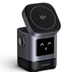 Ugreen Uno 2-i-1 magnetisk trådløs lader, 15 W