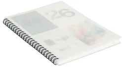 Ukekalender 2026 A5, spiralinnbundet