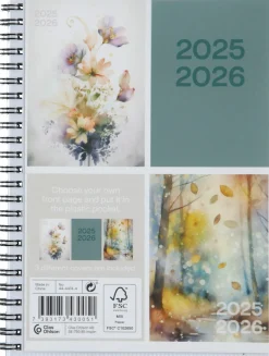 Ukekalender 2025 / 2026 A5, spiralinnbundet