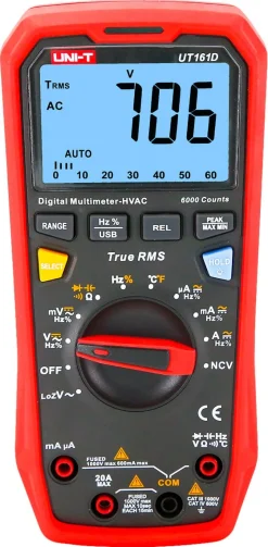 UNI-T UT161D multimeter digitalt True RMS