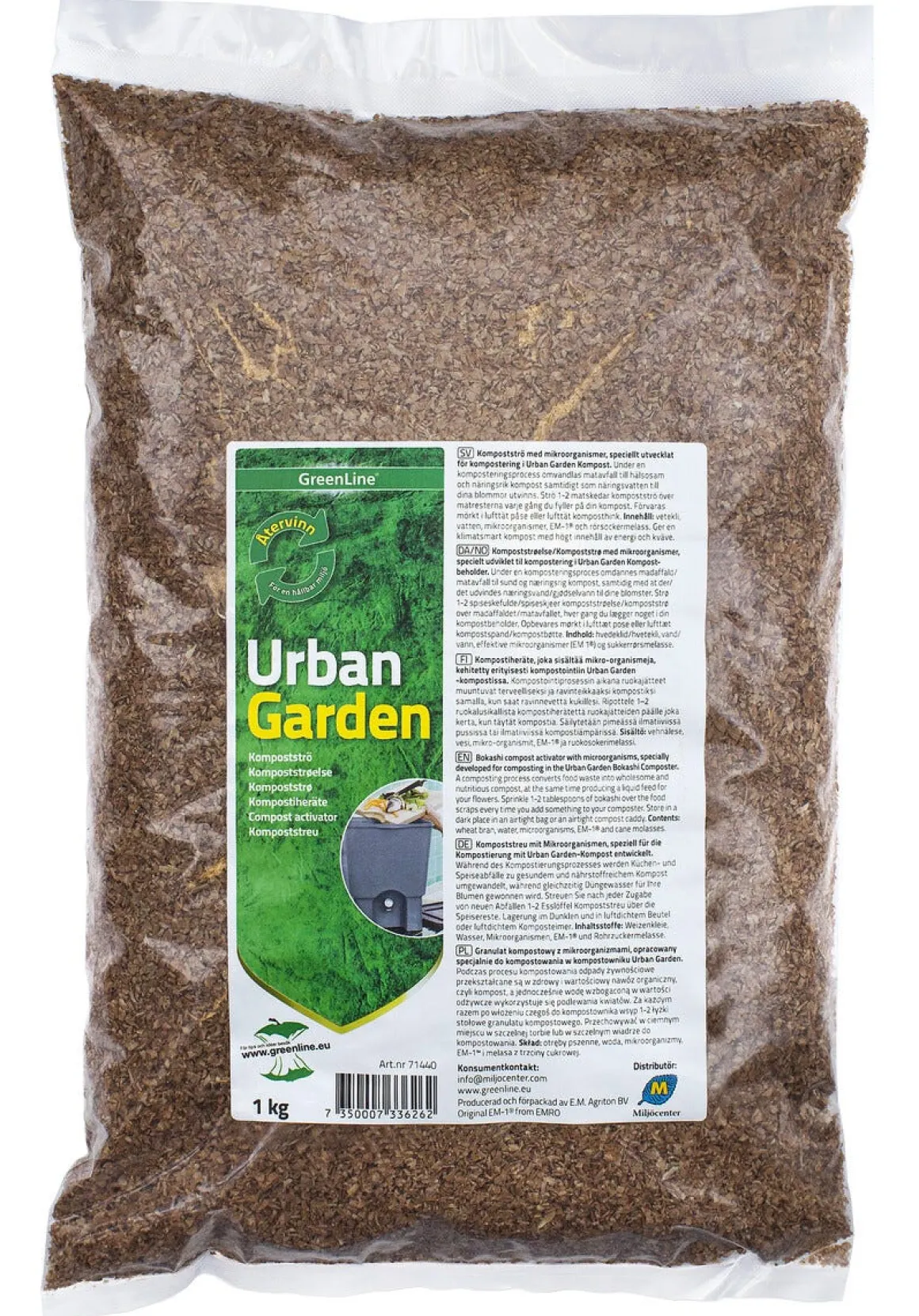 Urban Garden kompoststrø, 1 kg