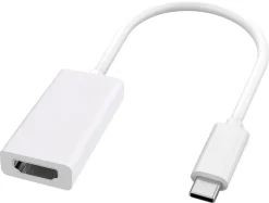 USB-C til HDMI adapter, hvit