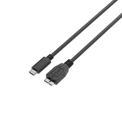 USB-C- til Micro-USB-B-kabel 0,6 m, svart