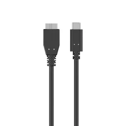 USB-C- til Micro-USB-B-kabel 0,6 m, svart