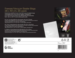 Vakuumposer mat store 28x40 cm 35-pakning