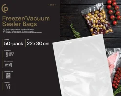 Vakuumposer mat mellomstore 22x30 cm 50-pakning