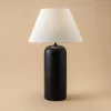 Valfrid stor bordlampe keramikk svart, 66,5 cm, Northlight