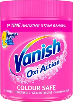 Vanish Pink Oxi Action flekkfjerningspulver, 500 g