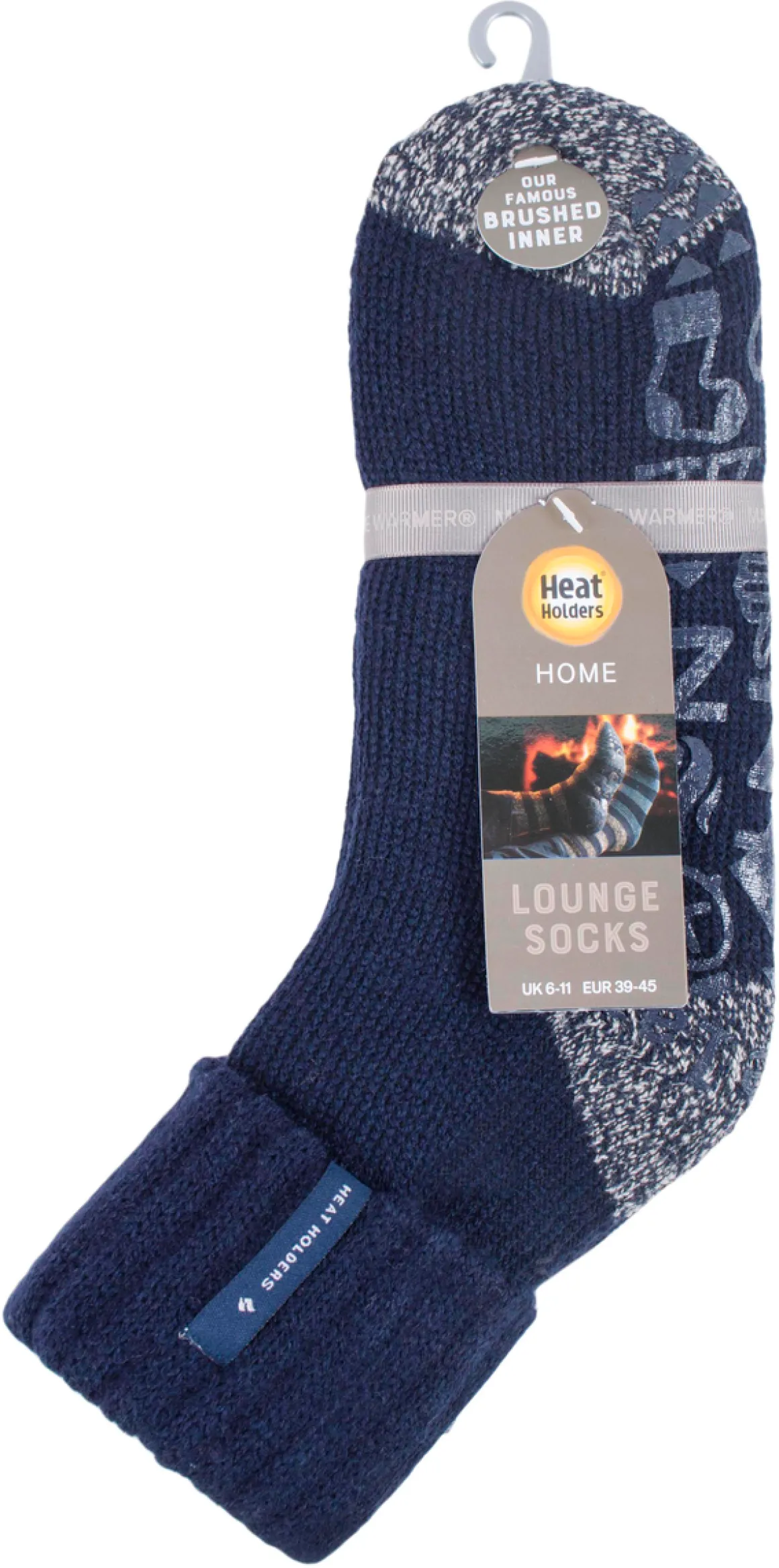Varmesokker Heat Holders lounge herre størrelse 39–45, sokker