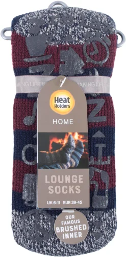 Varmesokker Heat Holders lounge herre størrelse 39–45, sokker