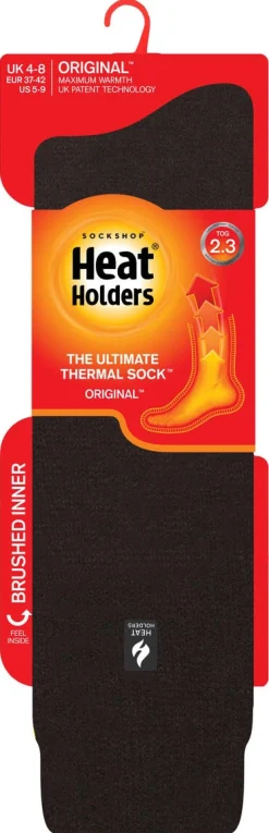 Varmesokker Heat Holders Long Socks, svart