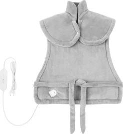 Varmeteppe for rygg og skuldre, 84 x 61 cm