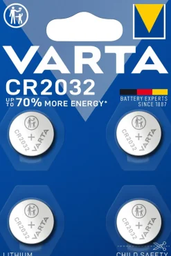 Varta CR2032 litiumbatteri 3 V, 4-pakning
