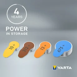 Varta HAB 13 høreapparatsbatteri 1,4 V, 24-pakning