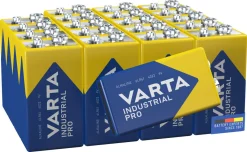Varta Industrial Pro 9 V-batterier, 20-pakning