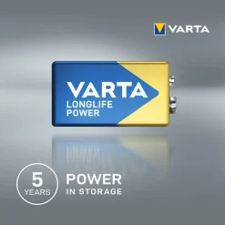 Varta Industrial Pro 9 V-batterier, 20-pakning