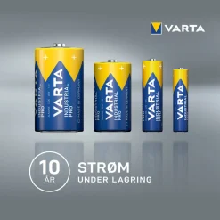 Varta Industrial Pro D/LR20-batterier, 20-pakning
