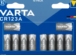 VARTA litiumbatteri CR123A 10 pk