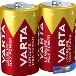 Varta Longlife Max Power D/LR20, 2-pakning
