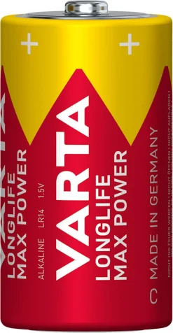 Varta Longlife Max Power C/LR14, 2-pakning